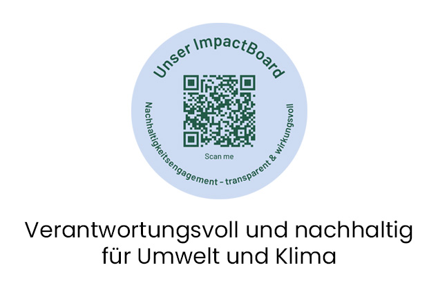 Verantwortungsvoll und nachhaltig für Umwelt und Klima.